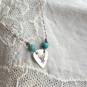 Artisan Laura Aberle Moth necklace